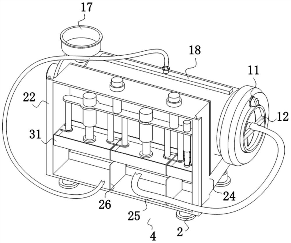 Scrap recovery treatment device for aluminum alloy machining