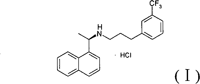 Preparation method of cinacalcet hydrochloride