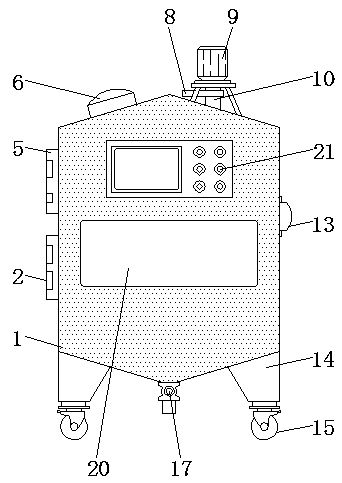 Decolorizing tank for amino acid production