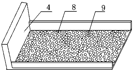 Organic waste gas treatment system for process of recycling etching liquid