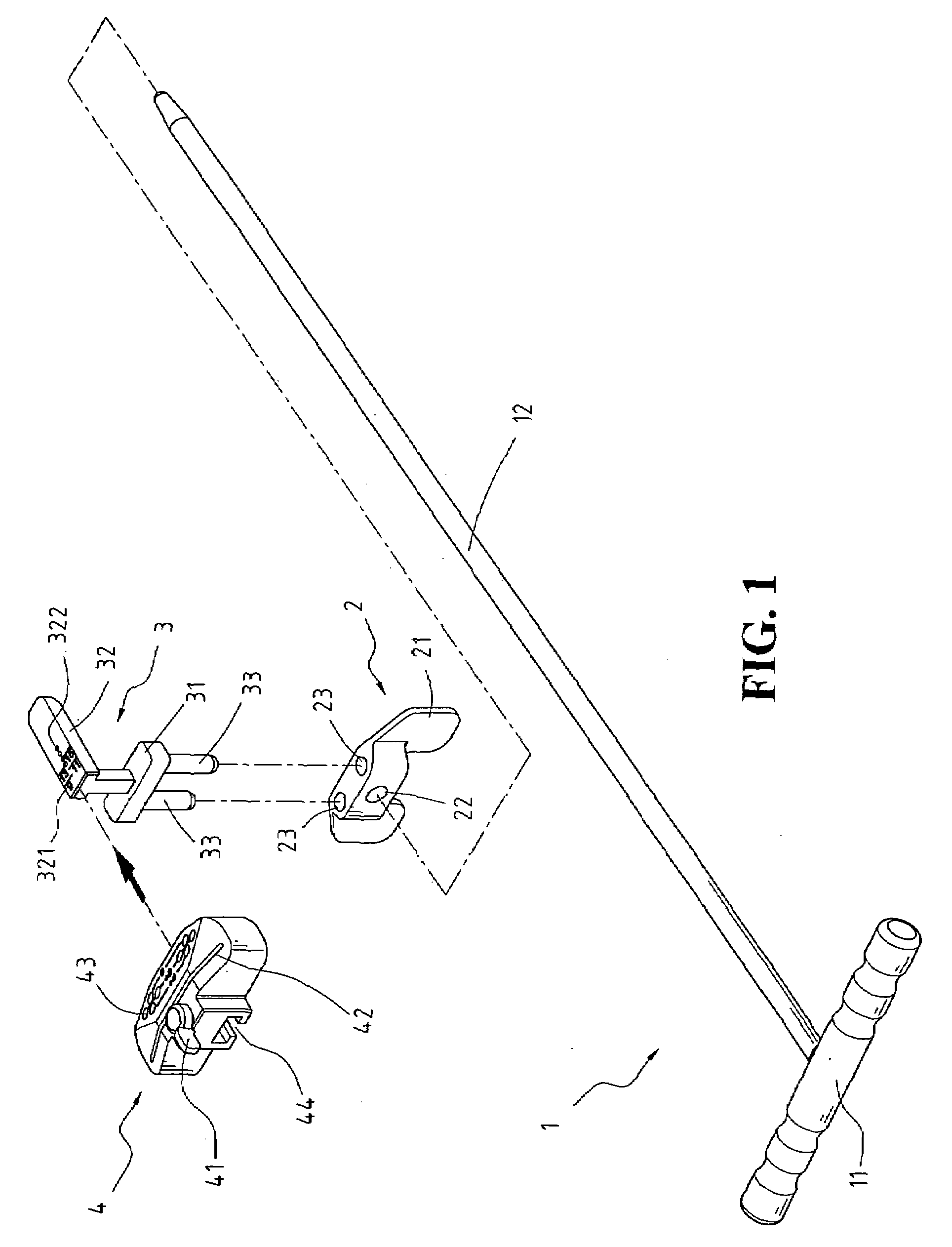 Surgical tool assembly for total knee arthroplasty