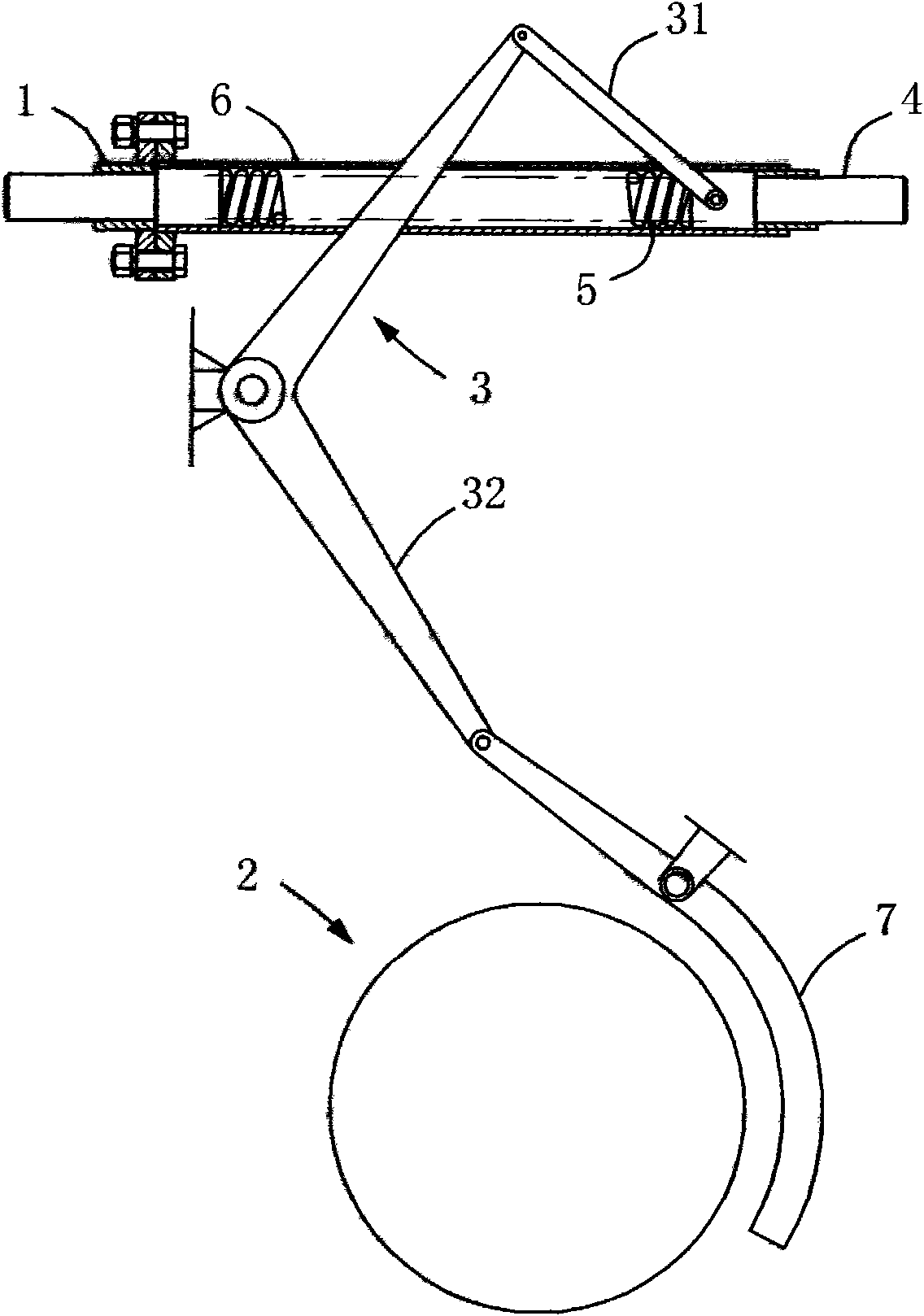 Anti-collision buffer brake device for crane