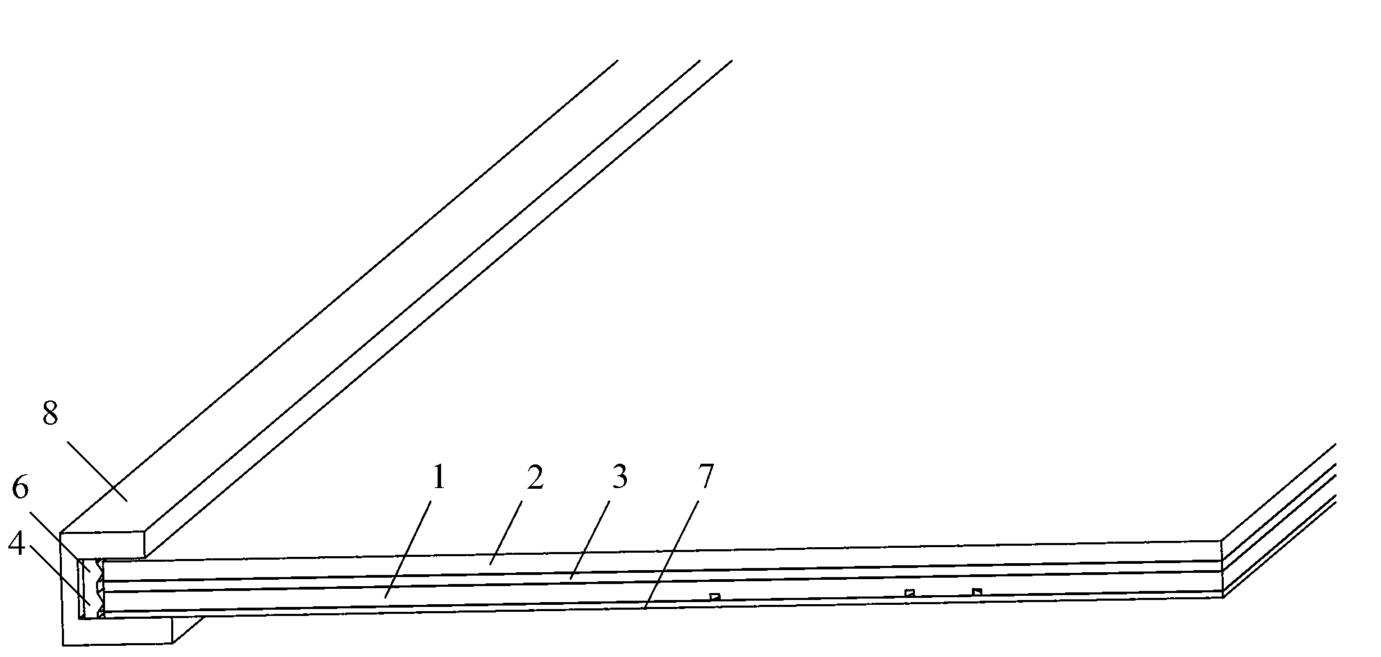 Refrigerator lighting device and refrigerator