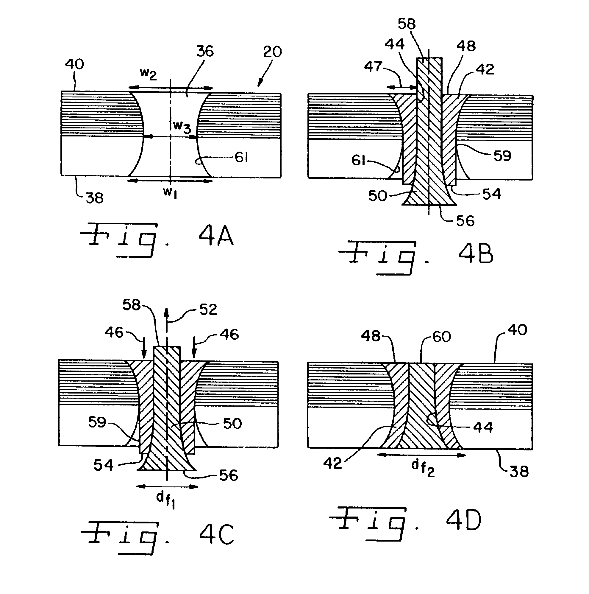 Fastening assembly and method for fastening a multi-layered laminate together