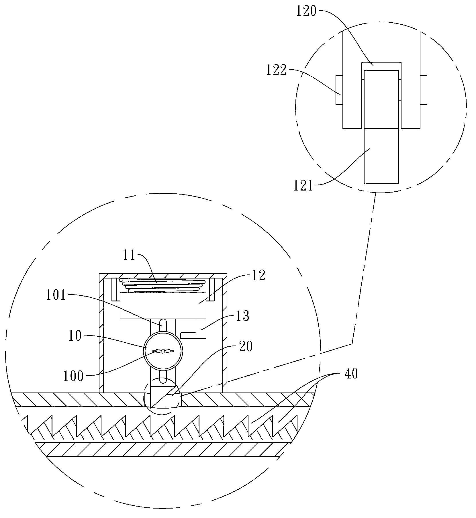 Lockset with improved structure