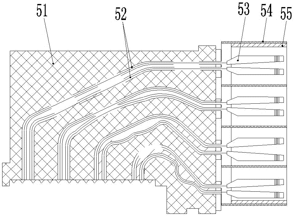 Differential connector transmission module and differential connector using the same