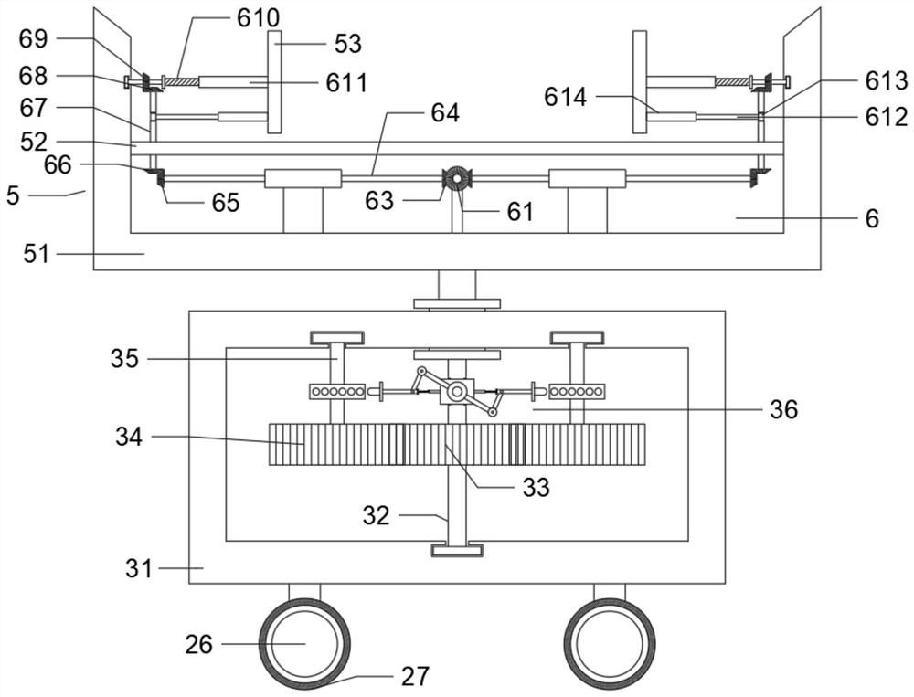 Battery transfer device for new energy automobile