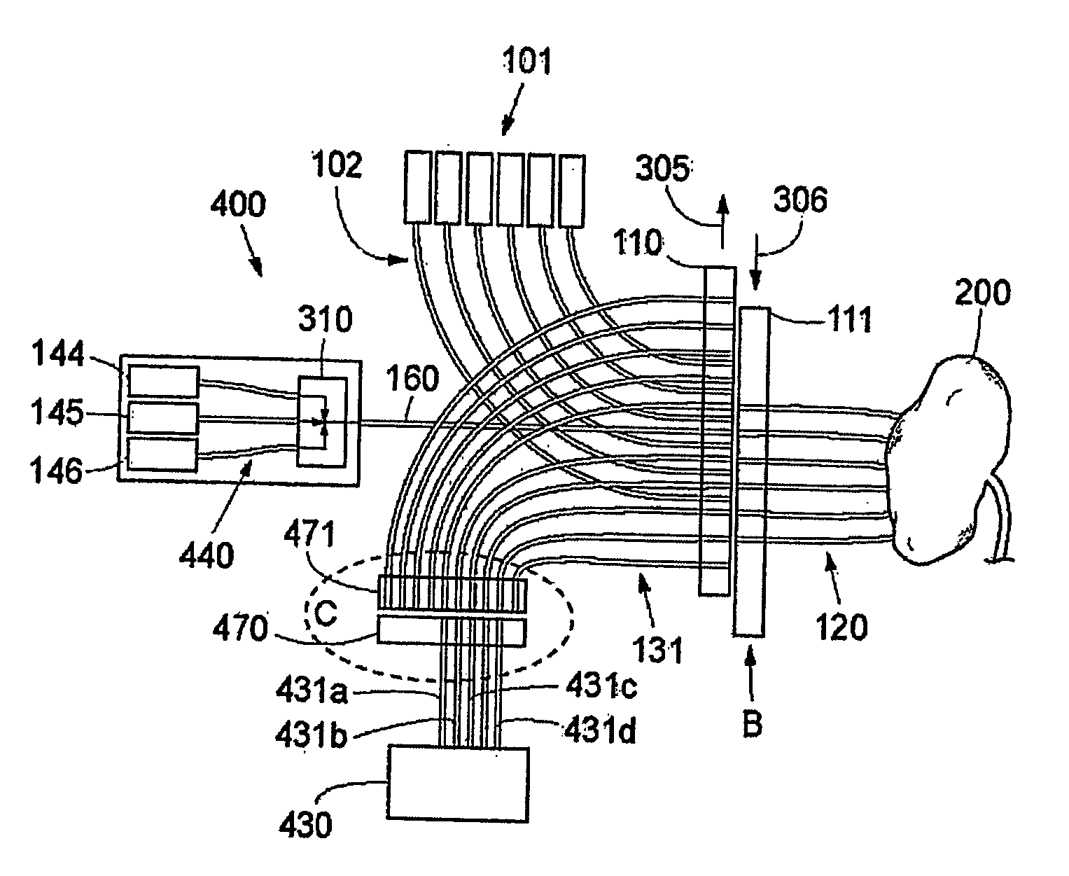 System and method for therapy and diagnosis comprising in combination non-mechanical and mechanical distributors for distribution of radiation