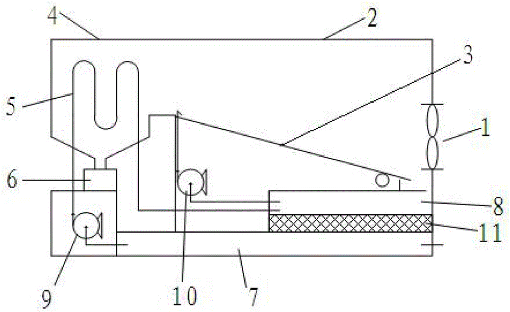 Structure compact type seawater desalination device