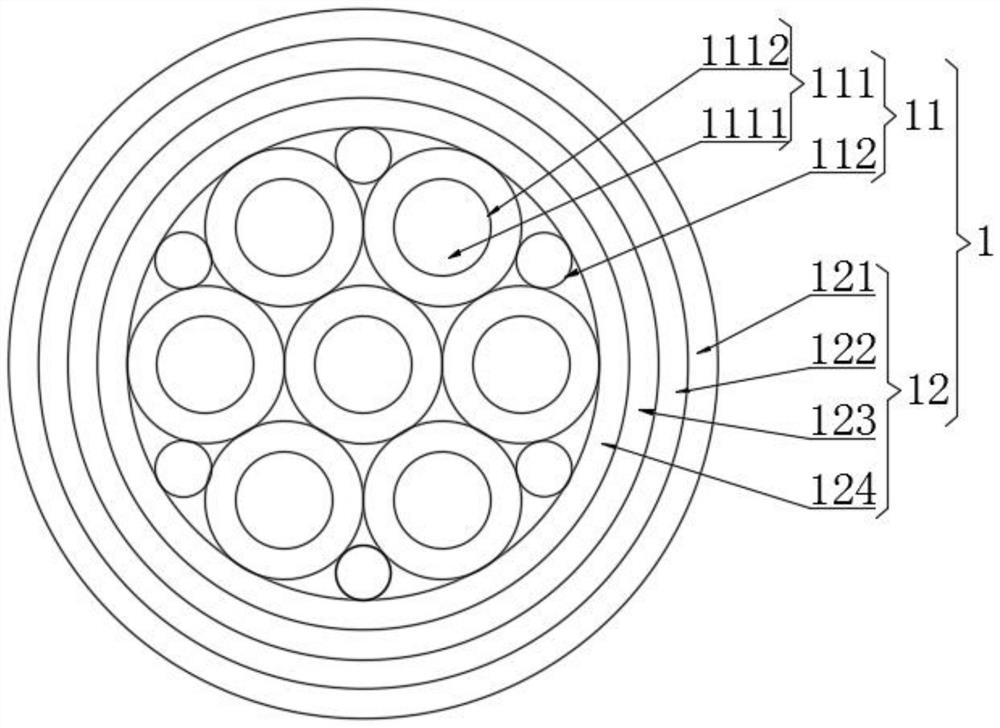 A silicone rubber insulated and sheathed high temperature resistant control cable