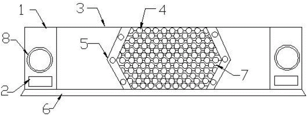 Novel front wall ventilating cover plate