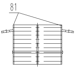 Large-particle vertical ring pulsation high-gradient magnetic separator