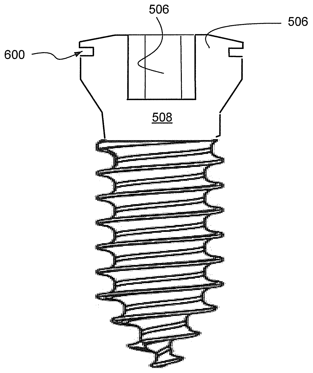 Rotolock cervical plate locking mechanism