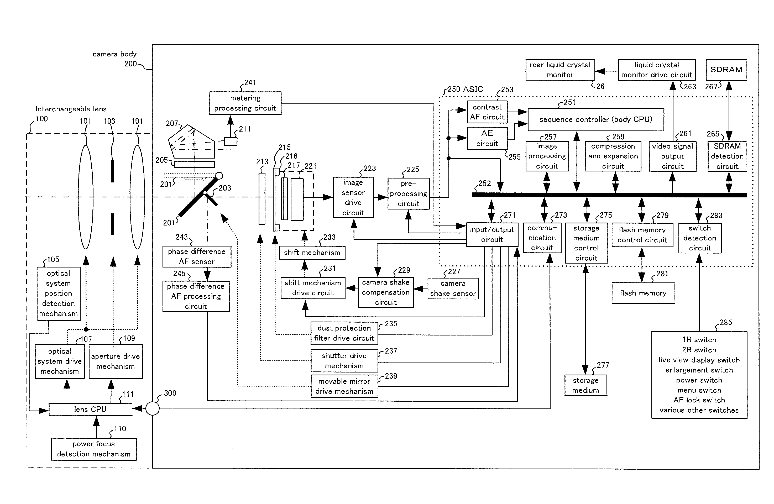 Imaging device having manual and auto focus and a control method for the imaging device