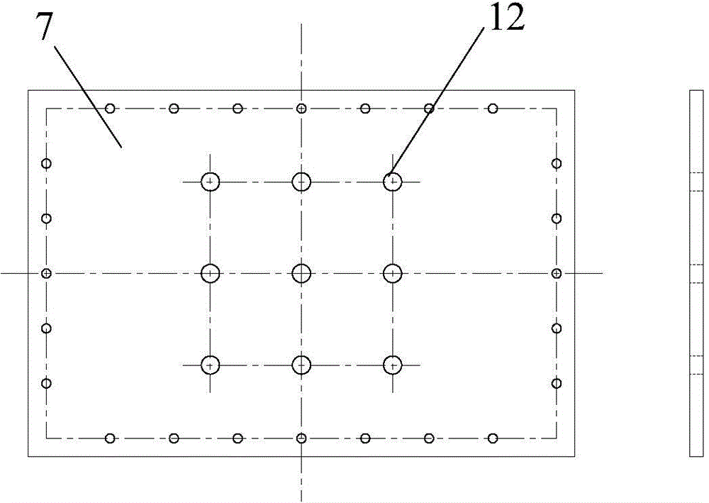 Flame heating type thermal noise combined environment testing device