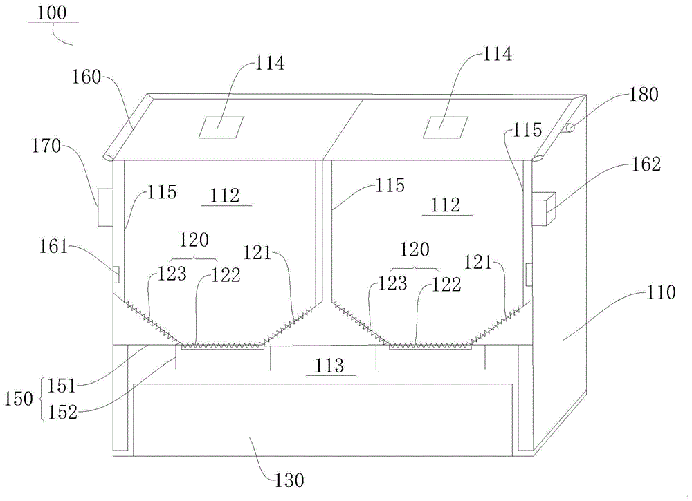 A garbage burning furnace with a tile-arch structure