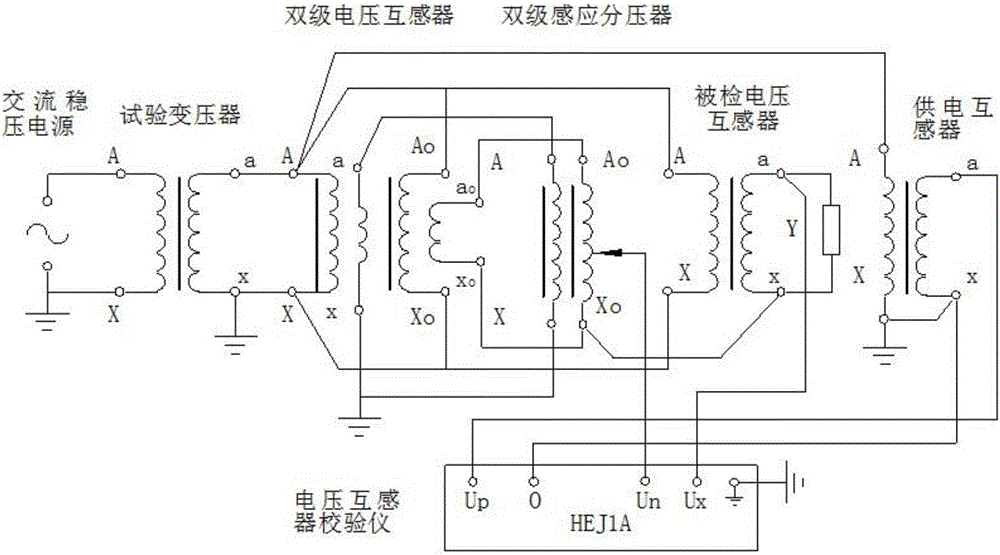 Miniature voltage transformer self-calibration method