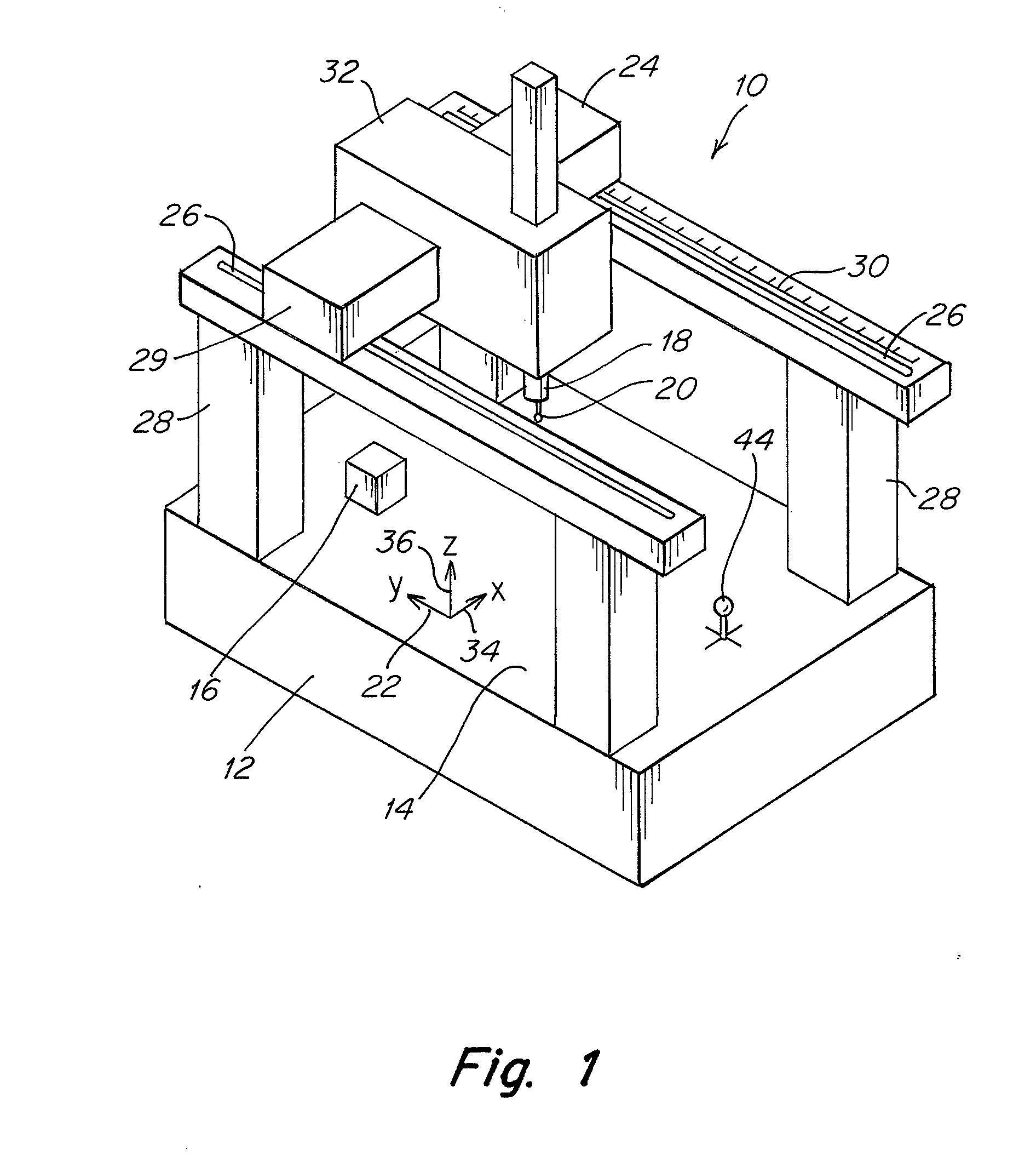 Method and apparatus for probe tip diameter calibration