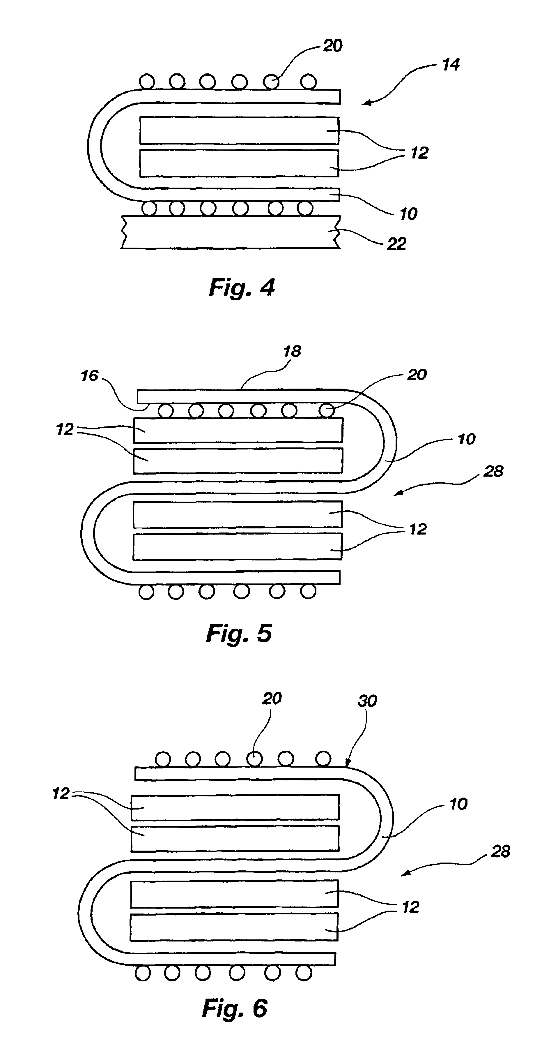 Folded interposer