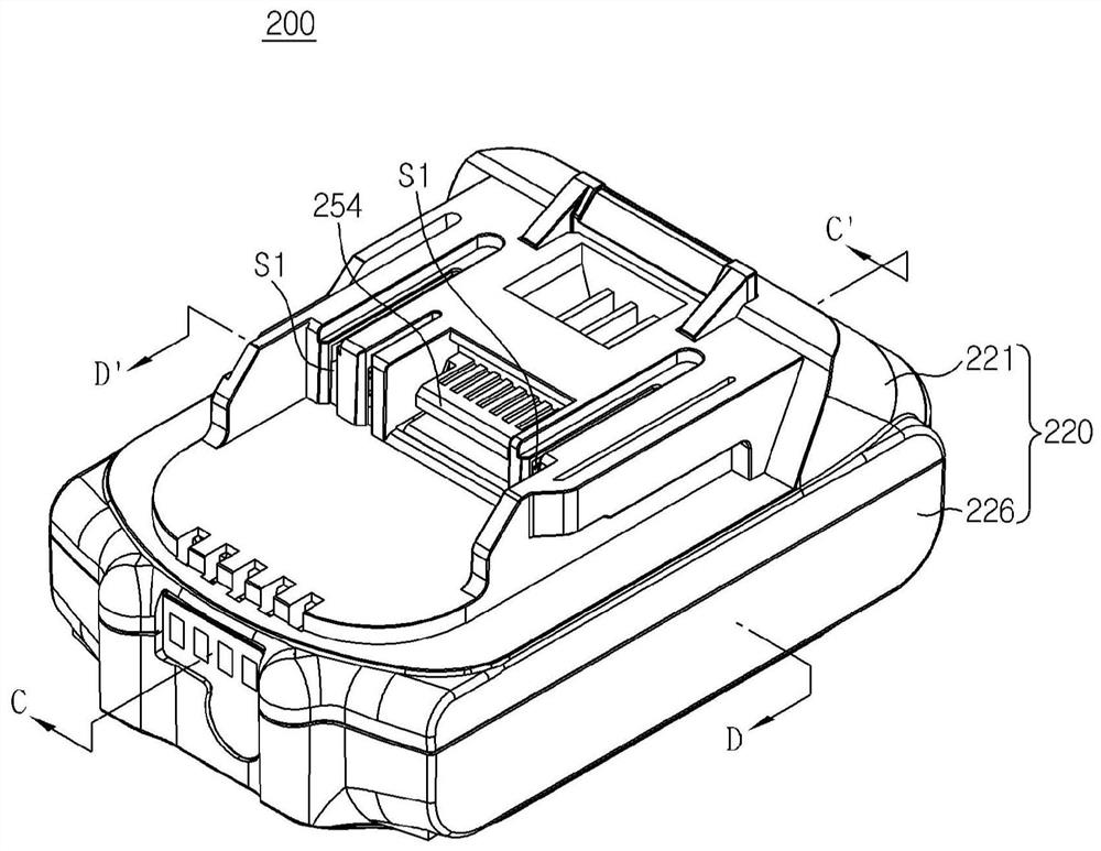 Secondary battery packs, electronic devices and power tools