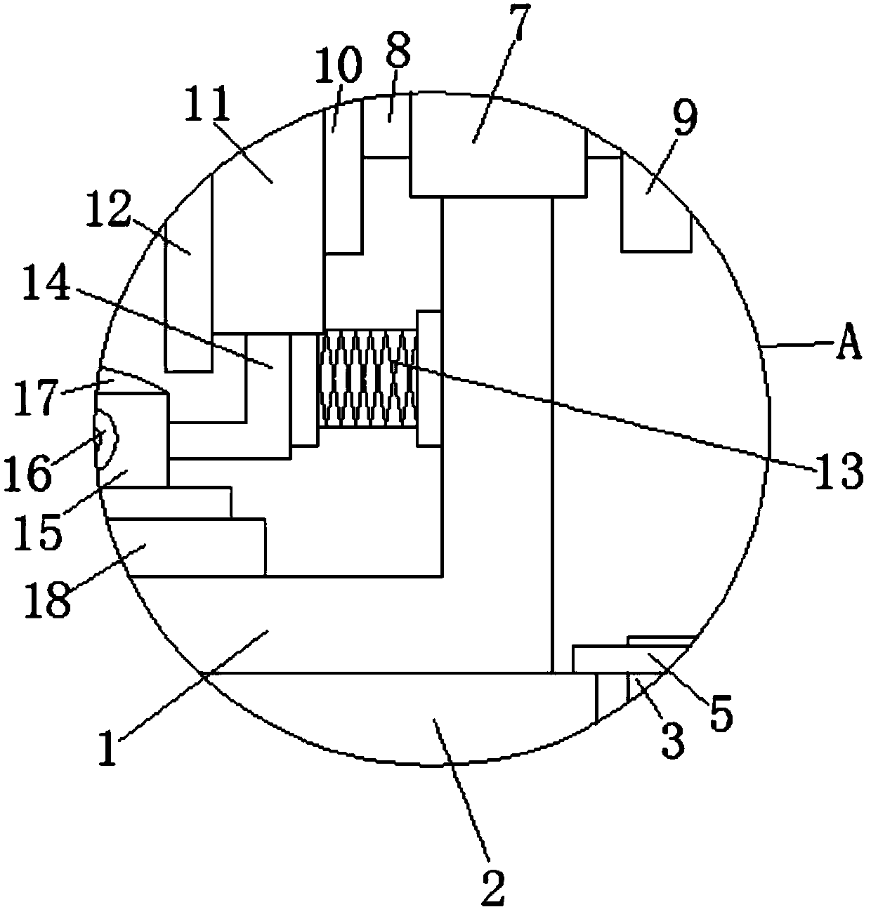 High- and low-voltage power distribution cabinet capable of being automatically powered off when overheated