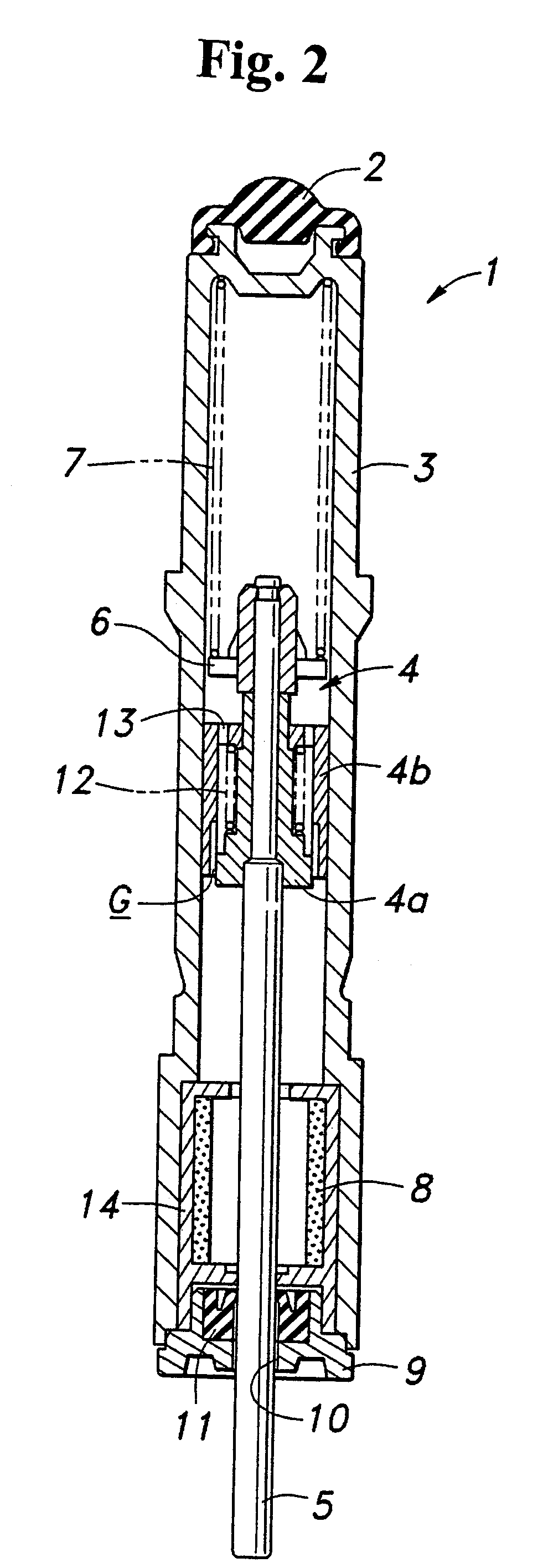 Shock absorbing device for moving body