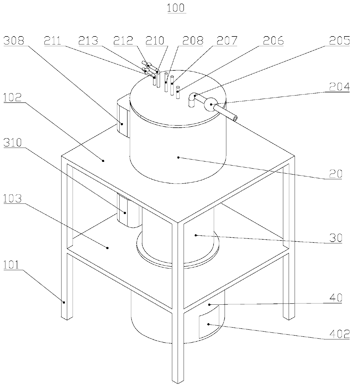 Production plant and production method of rapid setting metal powder