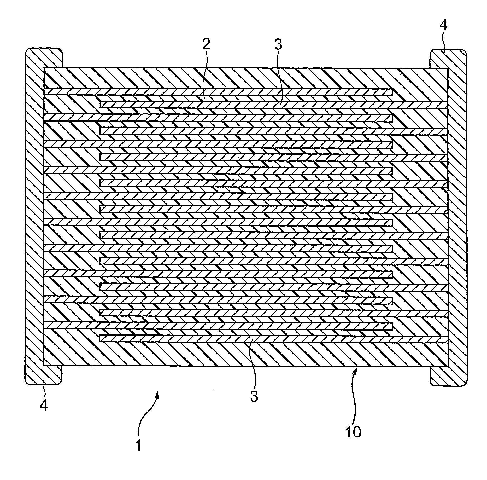 Electronic device, dielectric ceramic composition and the production method