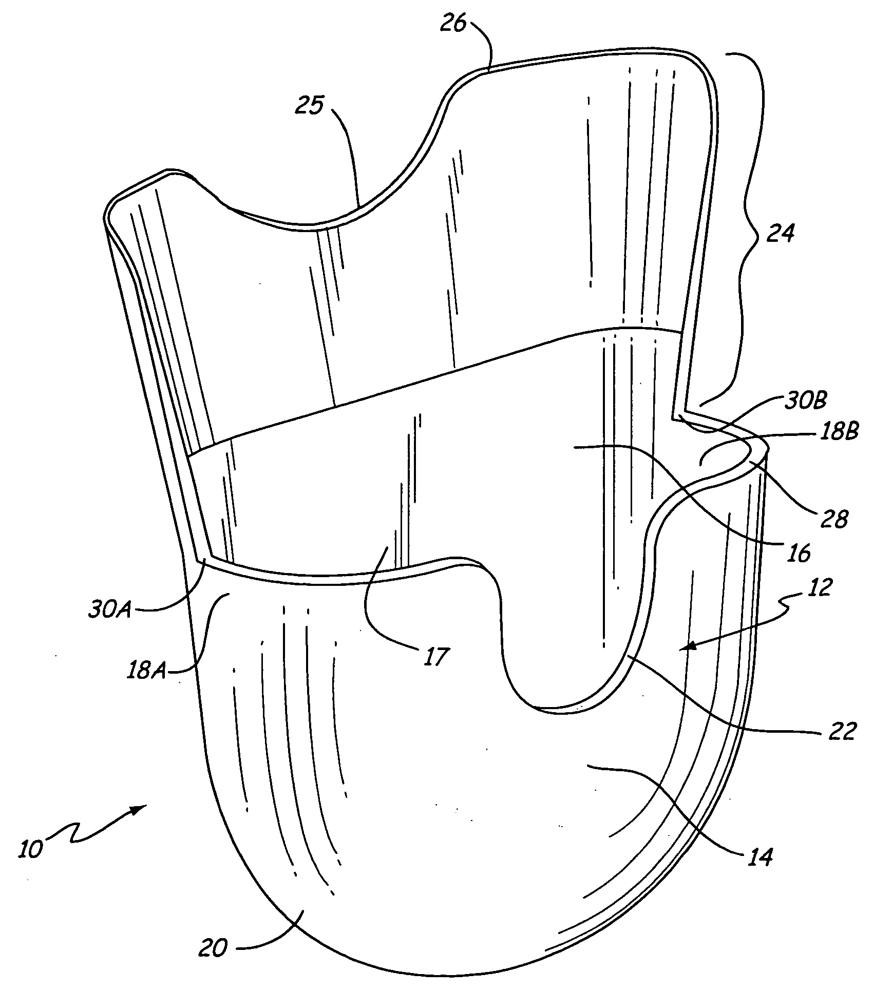 Device for collecting surgical material