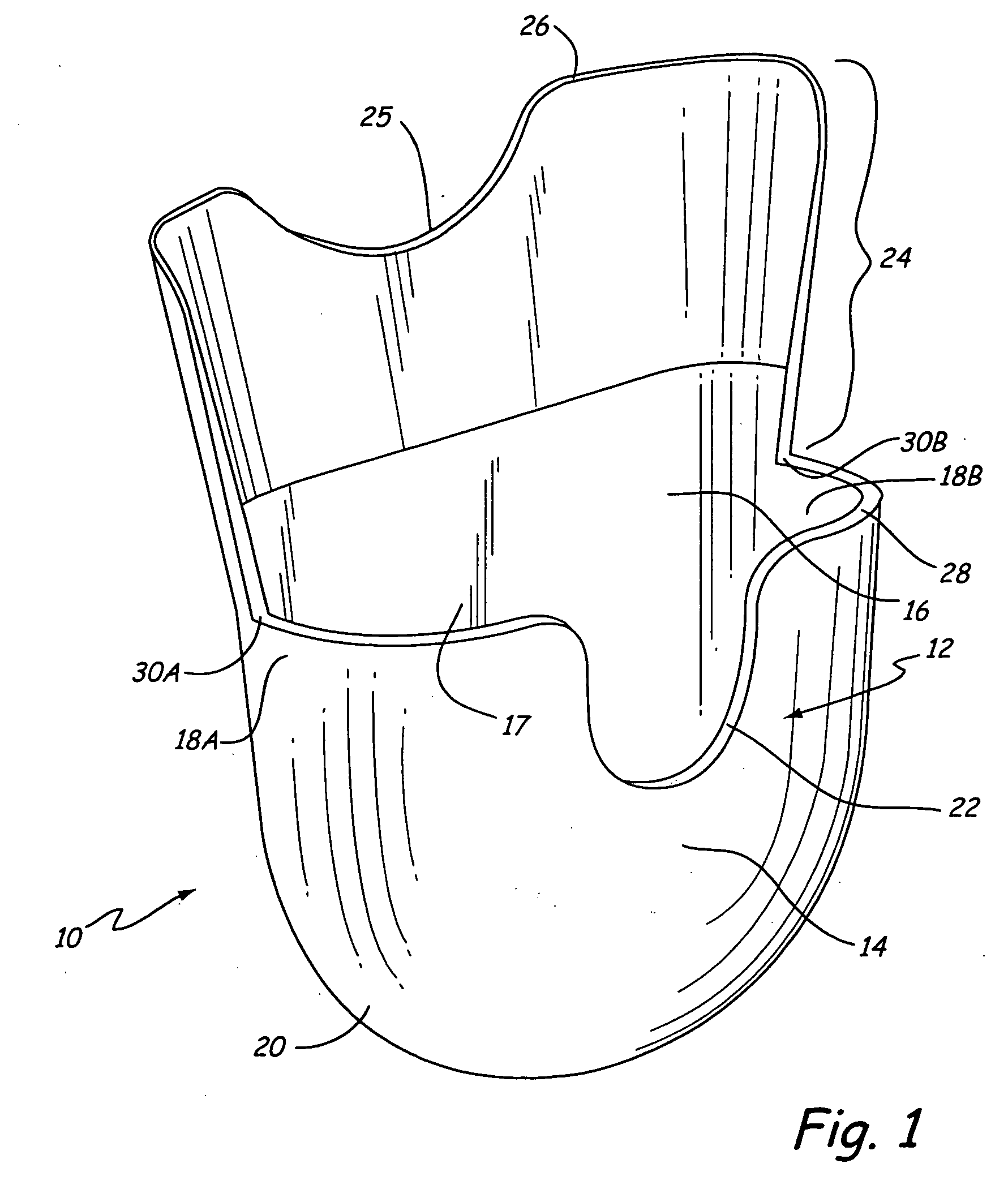 Device for collecting surgical material