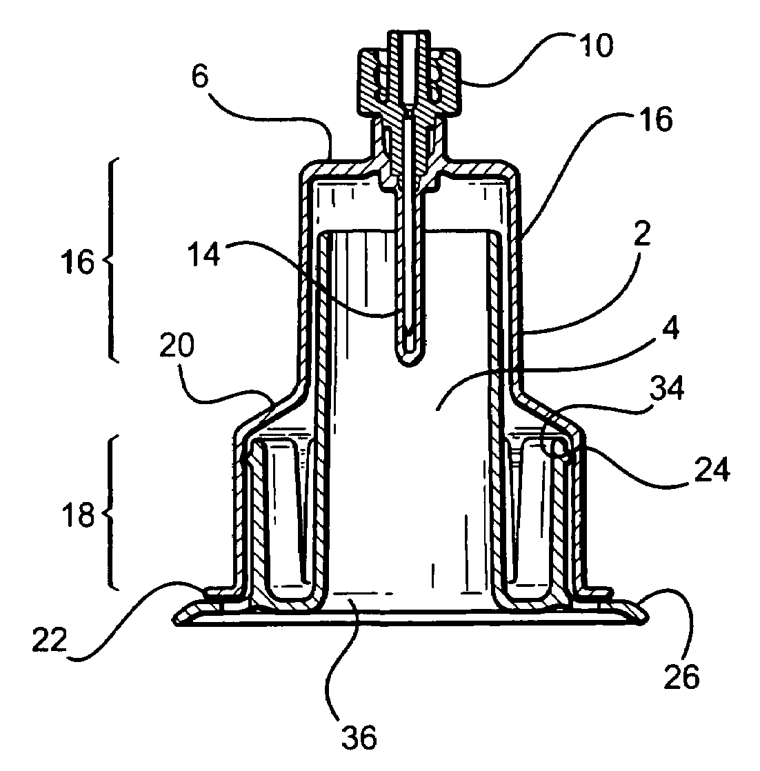 Fluid transfer holder assembly and a method of fluid transfer