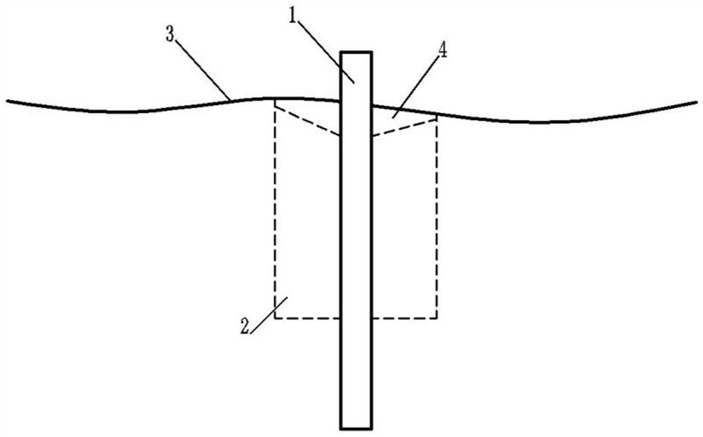 After-water-injection vibrating and compacting construction method of desert photovoltaic bracket pile foundation