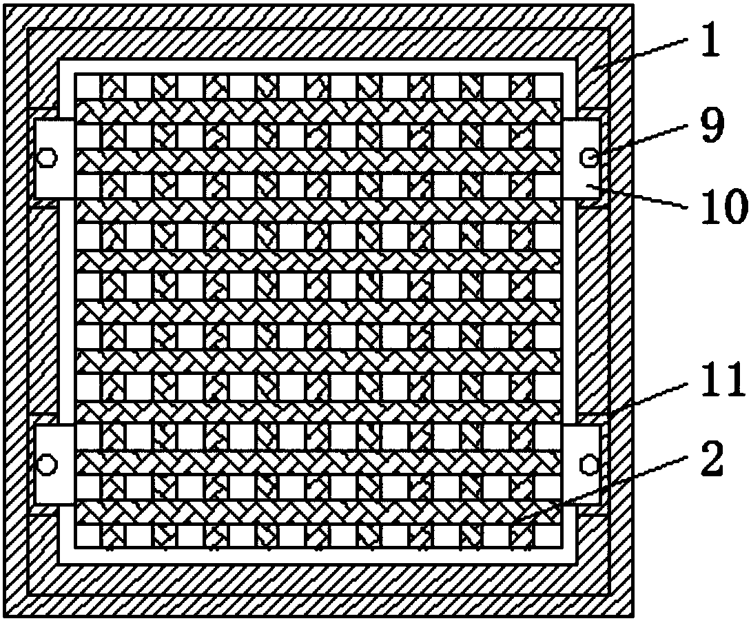 Waste interception type environment-friendly gutter inlet device