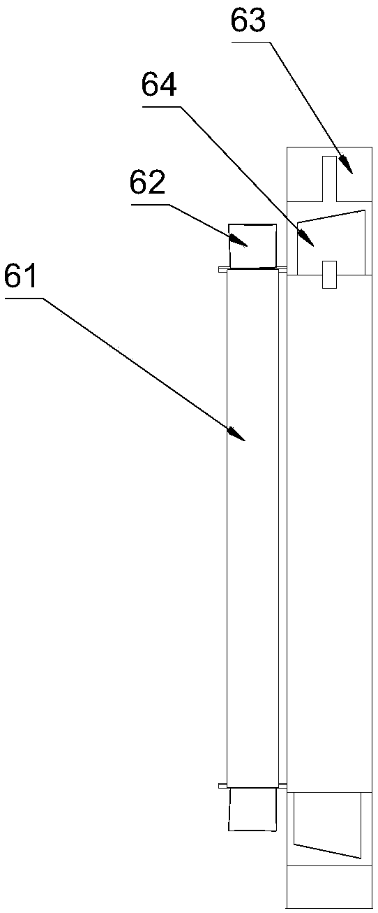 Turbine blade thermal barrier coating working condition simulation experiment test system