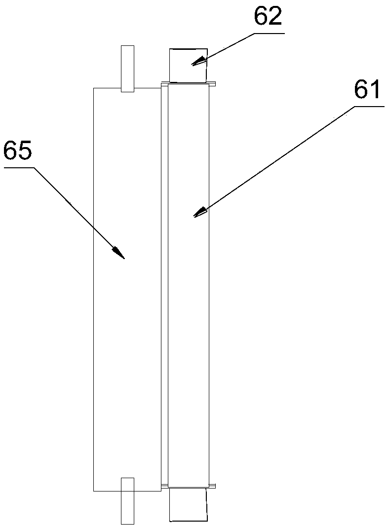 Turbine blade thermal barrier coating working condition simulation experiment test system