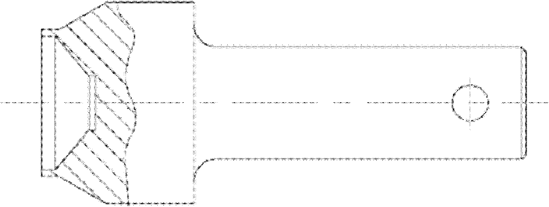 Digger teeth of ballast digger chain and manufacturing method thereof