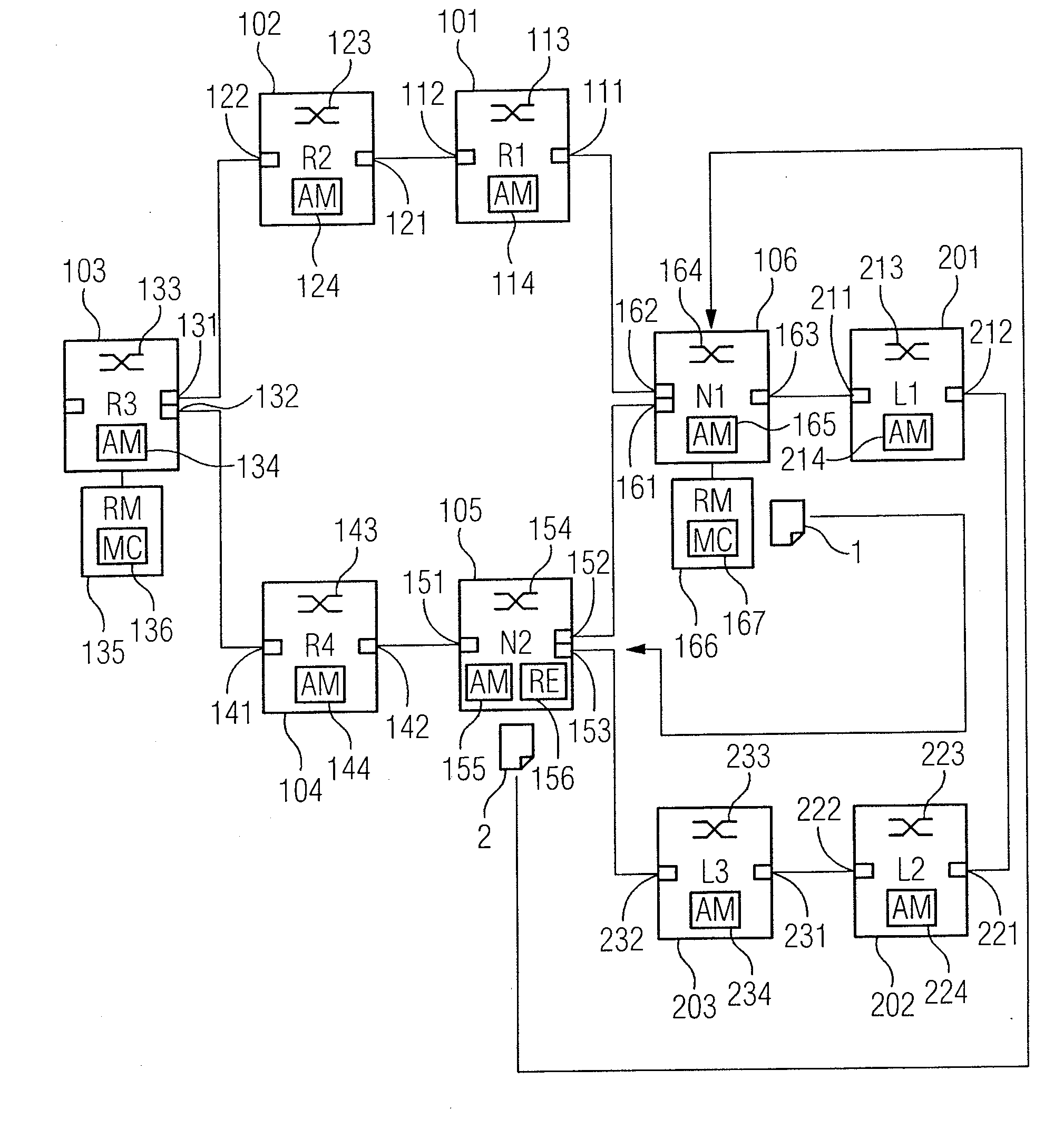 Redundantly operable industrial communication system, communication device and method for redundantly operating an industrial communication system