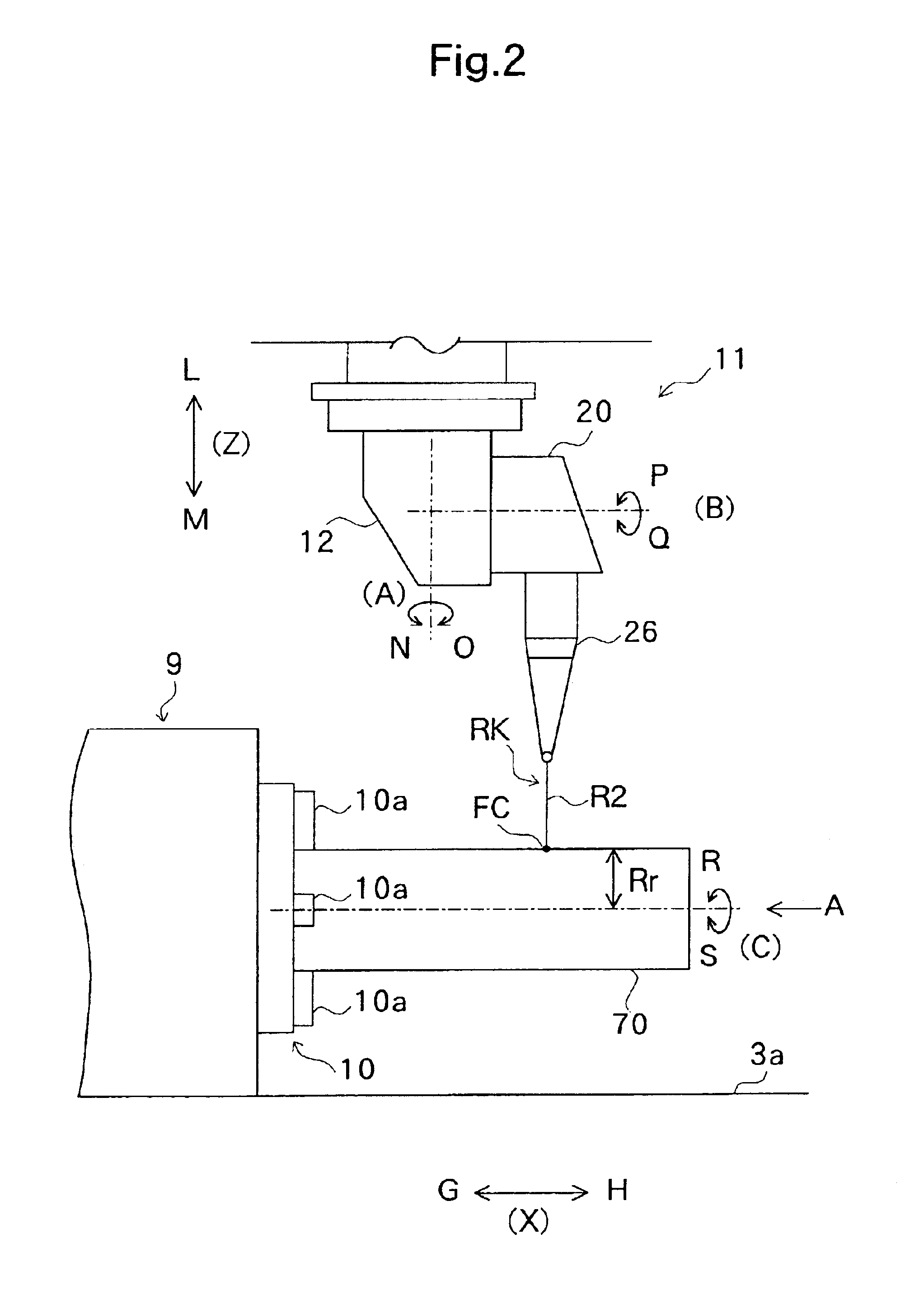 Three dimensional linear machining apparatus