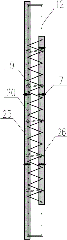 Air-cored wallboard mixed prefabrication assembly type compositive pipe gallery and construction method thereof