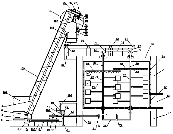 Concrete mixing device