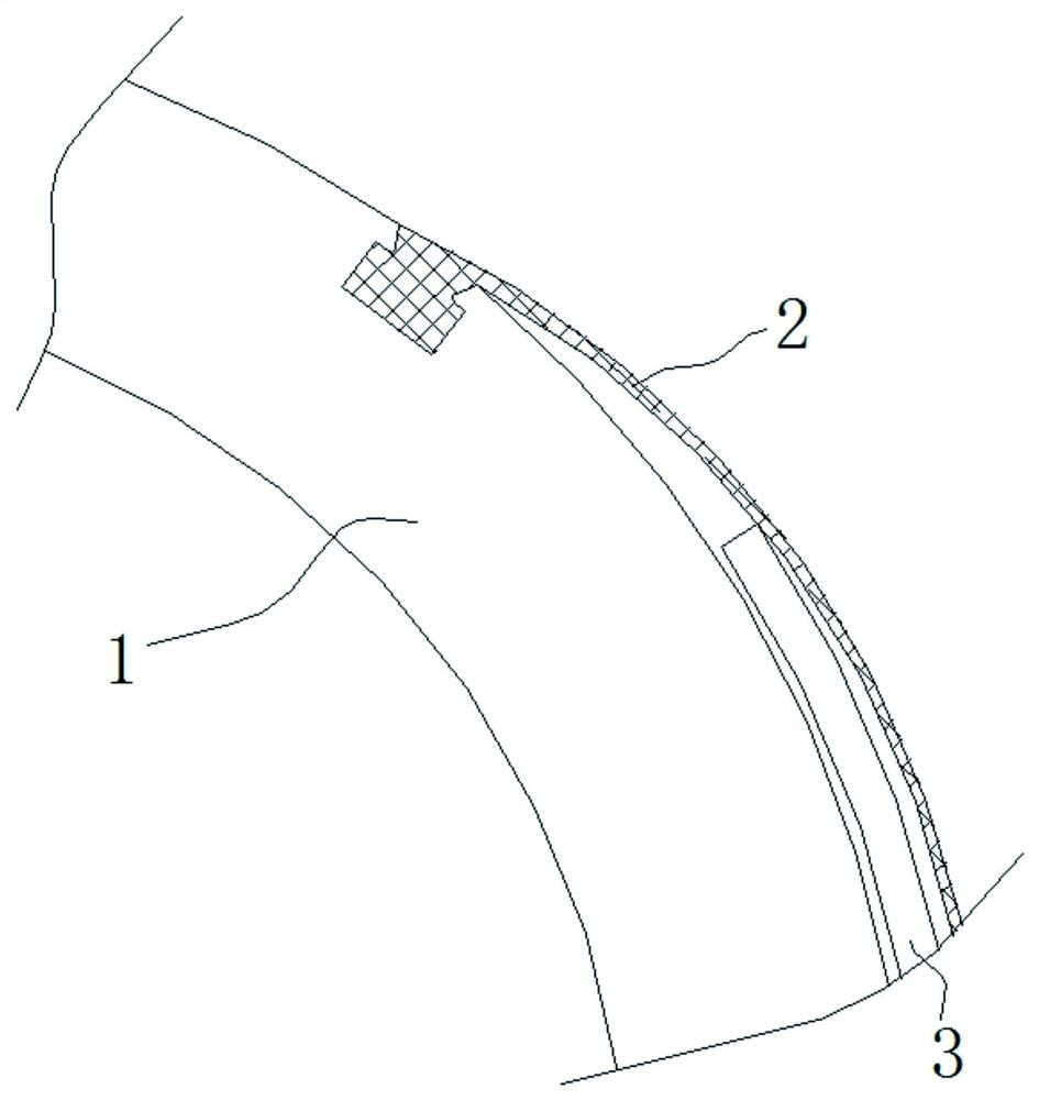 Auxiliary coiling device for thick metal strip