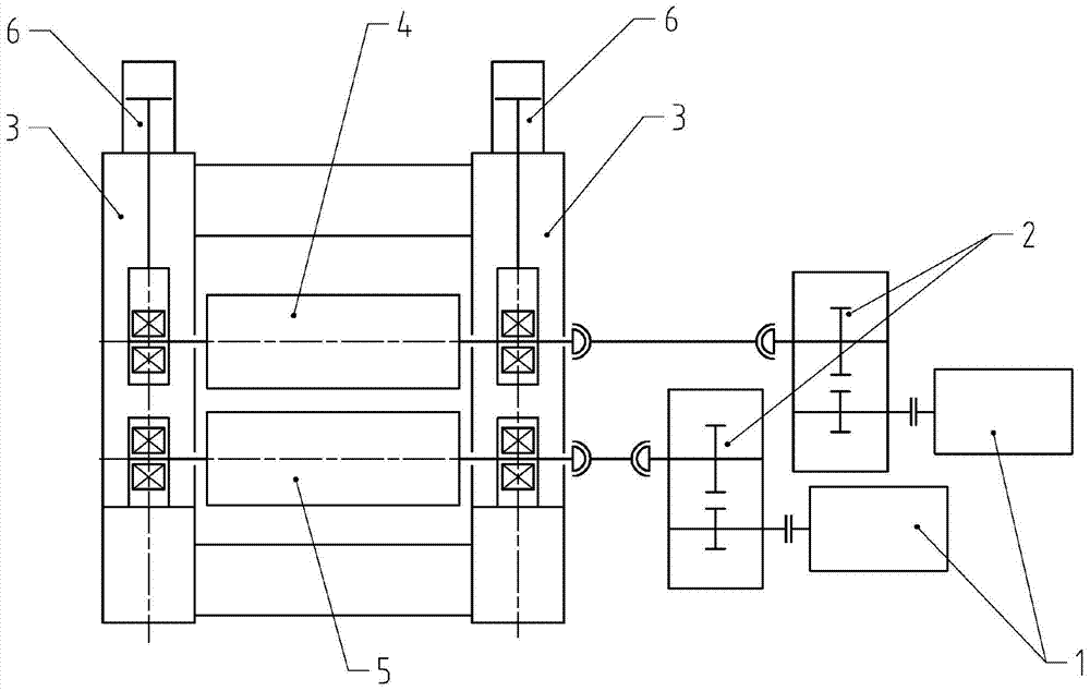 Pinch roll in front of rolling mill