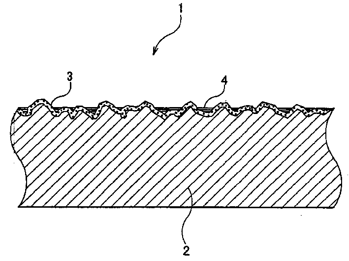 ALuminium plate with envelope and electronic equipment parts using the same