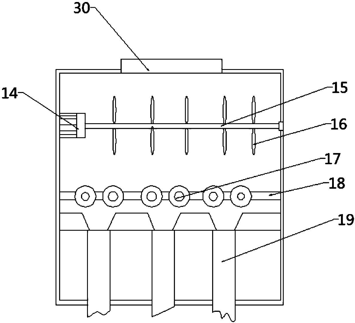 Bionic bait capable of distributing nest materials