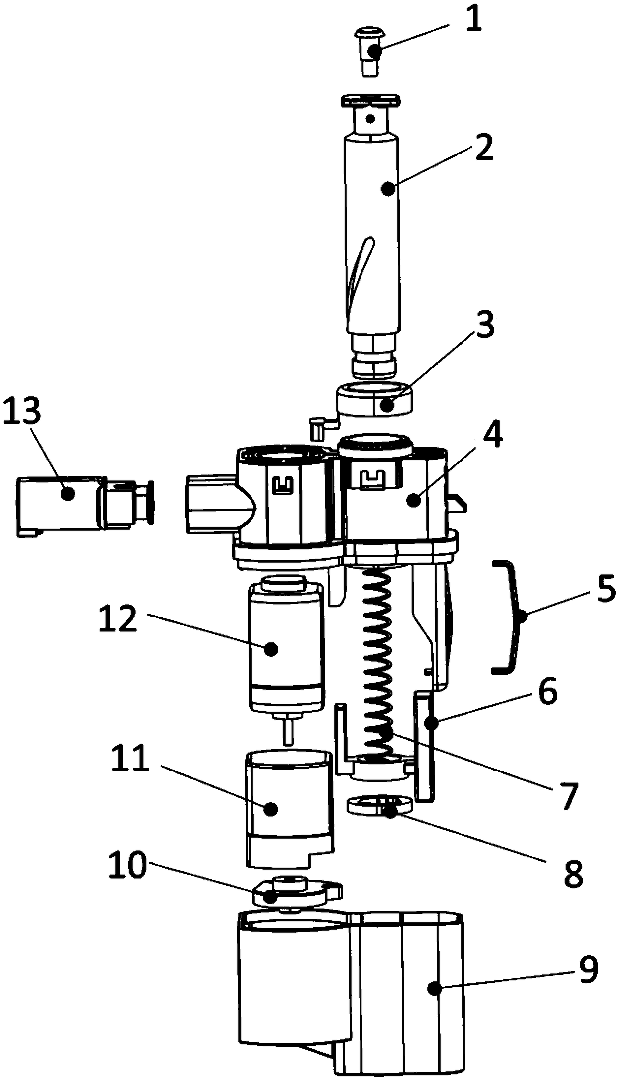 Locking actuator and refueling/charging door