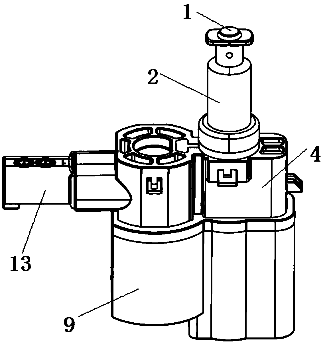 Locking actuator and refueling/charging door