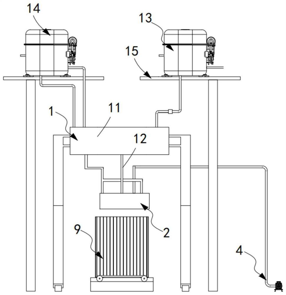 A high-efficiency recycling production line for cutting waste