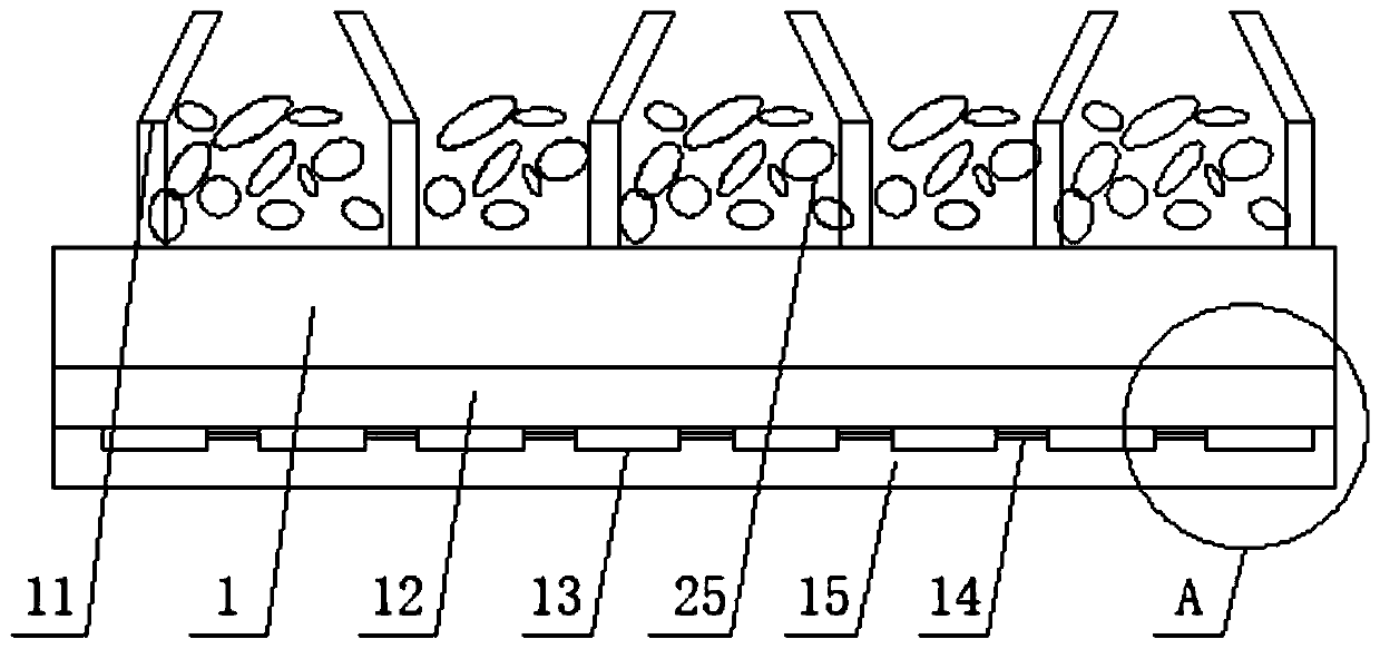 Novel environmental protection composite material runway and weaving process thereof