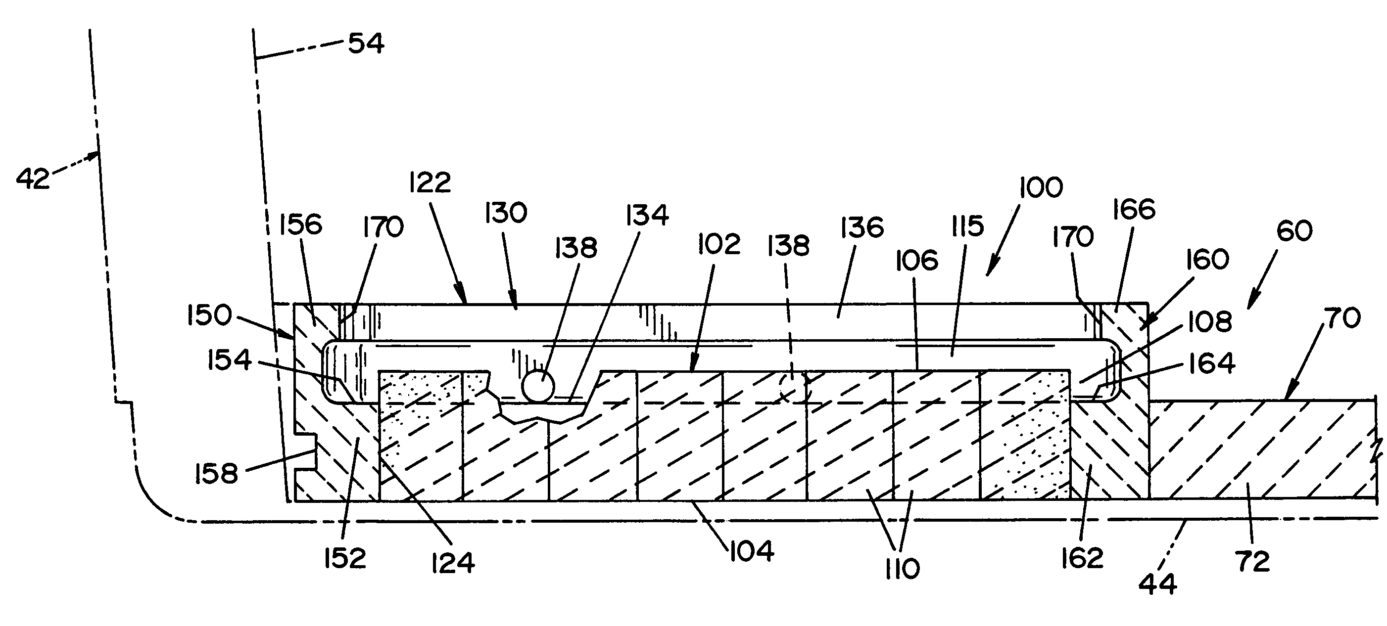 Impact pad for metallurgical vessels