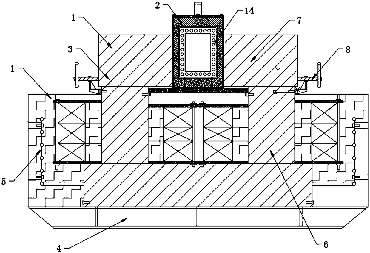 A magnetic field heat treatment furnace with stable performance